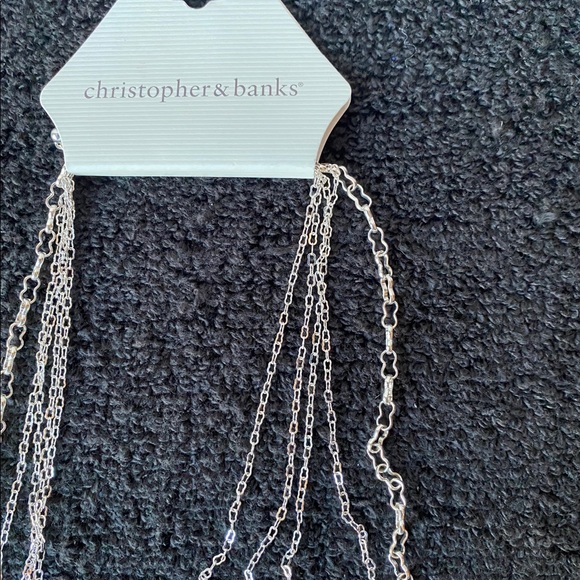Christopher Banks Silver Colored 20" Necklace NWT - Picture 3 of 4